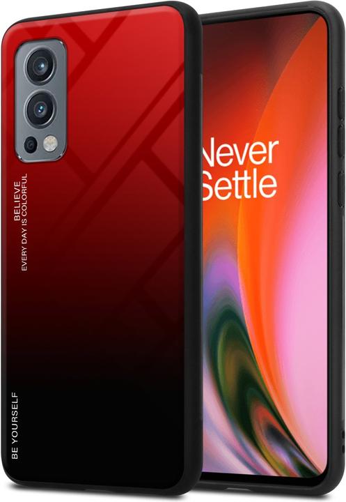 Image du produit Cadorabo TPU 2 couleurs Housse en verre (OnePlus Nord 2 5G)