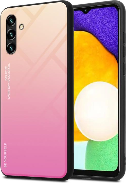 Productafbeelding Cadorabo TPU 2 Kleuren Glazen Hoesje (Samsung Galaxy A13 5G)