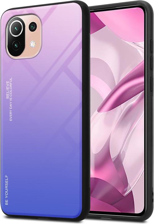Actual product image Cadorabo TPU 2 colors glass envelope (Xiaomi Mi 11 Lite, Xiaomi Mi 11 Lite 5G, Xiaomi Mi 11 Lite 5G NE)