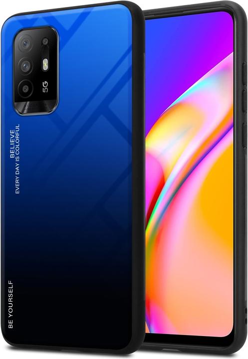 Actual product image Cadorabo TPU 2 colors glass envelope (Oppo A94 5G)