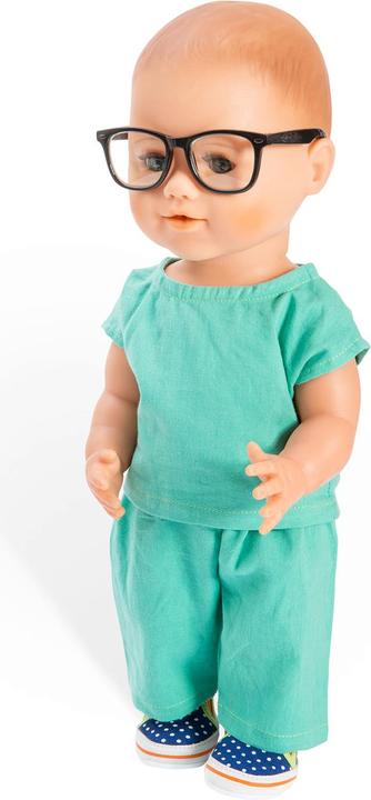 Actual product image Heless Doll of doctor outfit with stethoscope