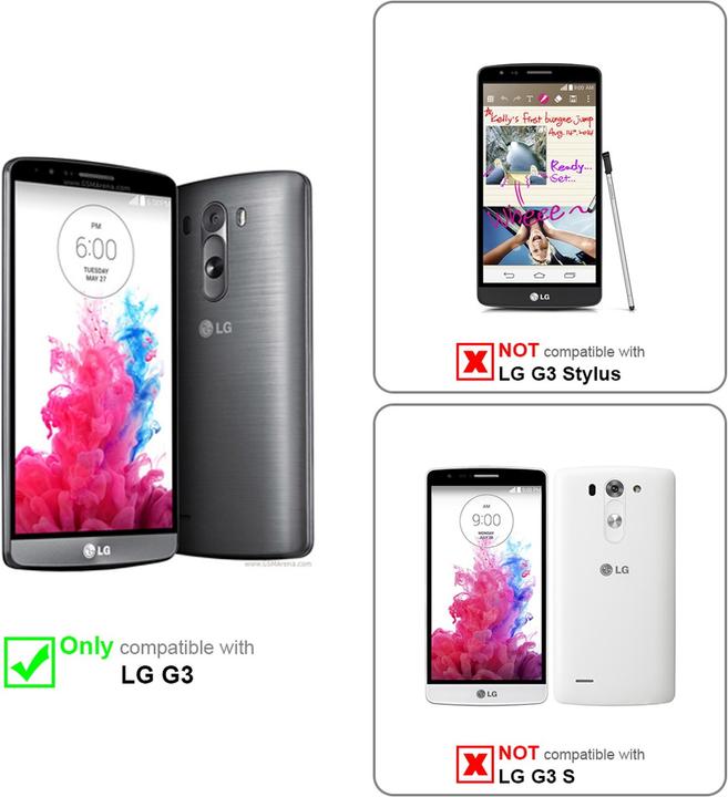 Produktbild Cadorabo 10x Schutzfolie (1 Stück, LG G3)