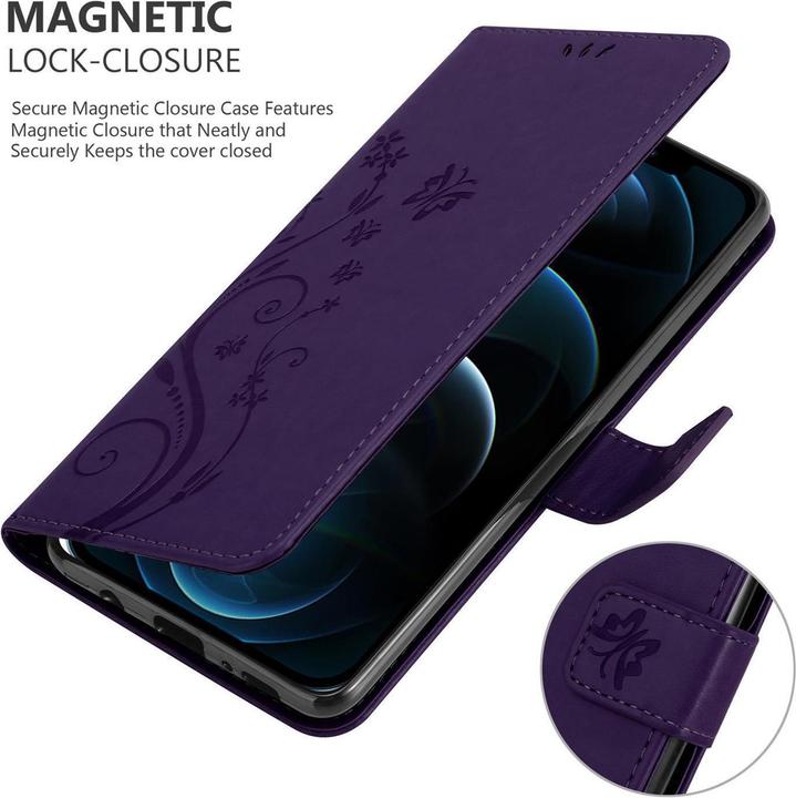 Image du produit Cadorabo Pochette Flower Book (Apple iPhone 13 Pro Max)