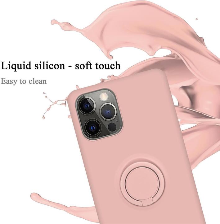 Actual product image Cadorabo TPU Liquid Ring Silicone Case Cover (Apple iPhone 13 Pro Max)
