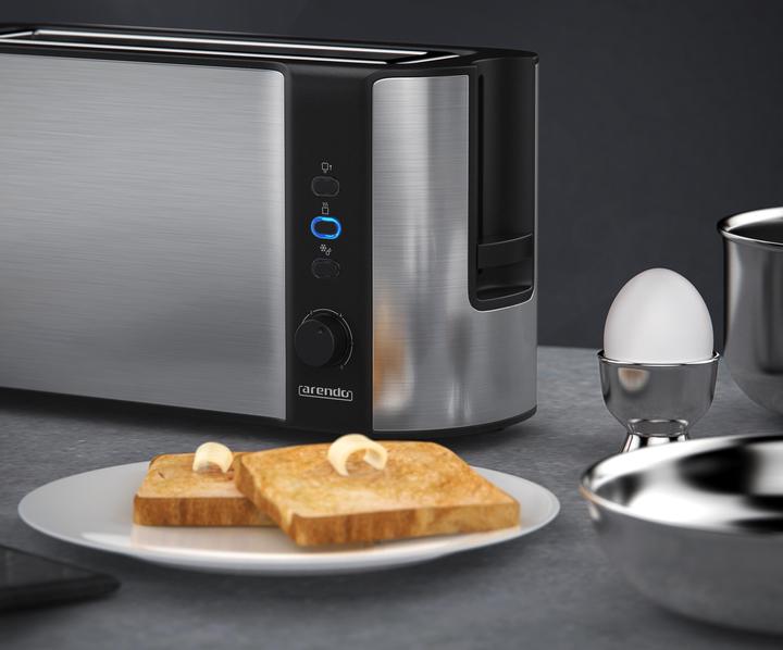 Actual product image Arendo Toaster long slot, bun warmer, heat-insulating housing, display