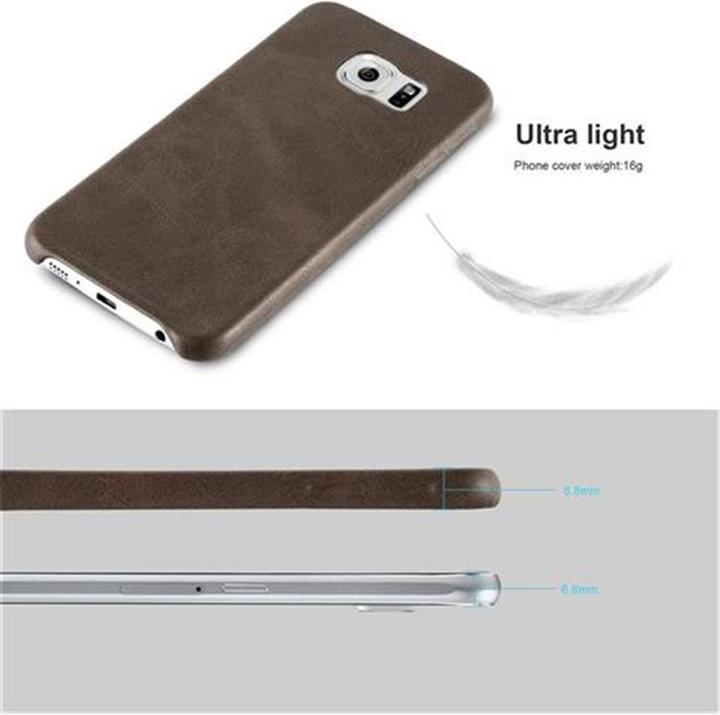 Immagine prodotto Cadorabo Copertina rigida in similpelle con struttura (Samsung Galaxy S6)