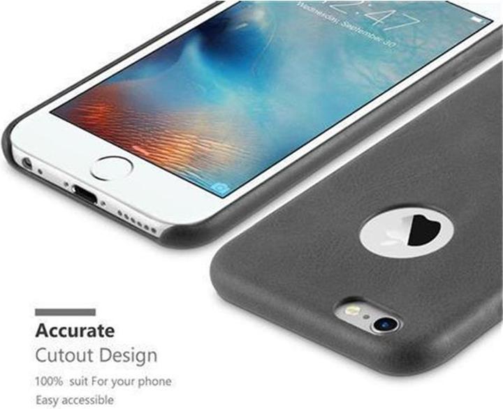 Image du produit Cadorabo Couverture rigide en similicuir avec structure (Apple iPhone 6)