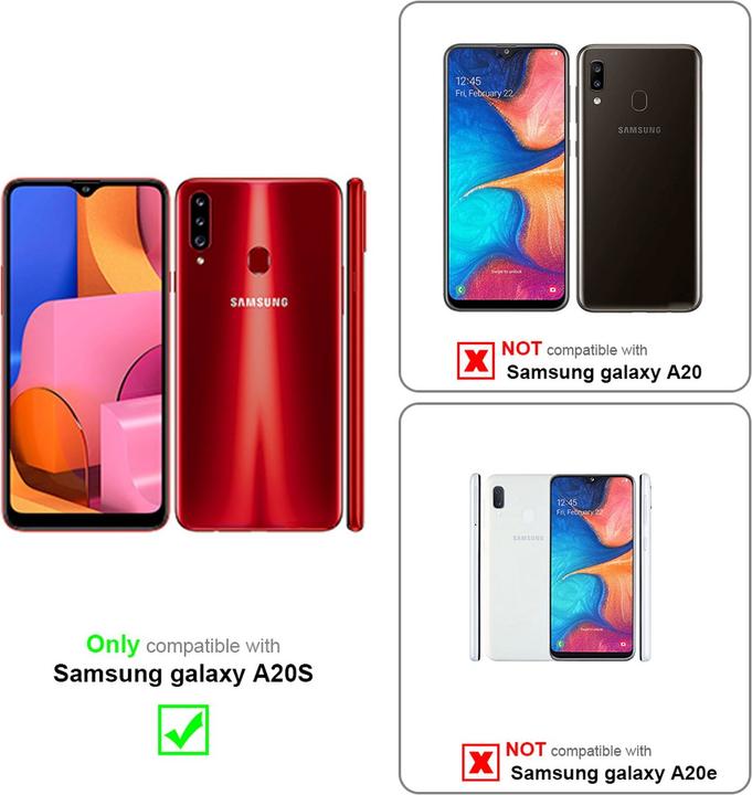 Image du produit Cadorabo Couverture TPU paillettes scintillantes (Samsung Galaxy A20s)
