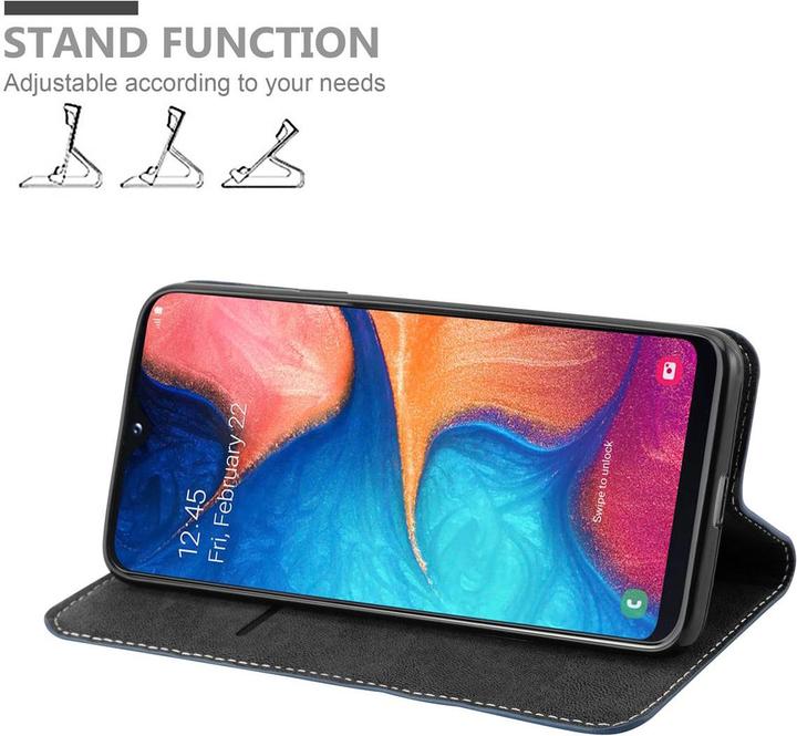Image du produit Cadorabo Étui X-Wallet en simili cuir (Samsung Galaxy A20e, Samsung Galaxy A10e)