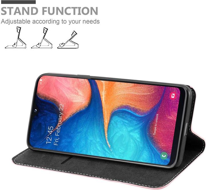 Actual product image Cadorabo X-Wallet faux leather suit cover (Samsung Galaxy A20e, Samsung Galaxy A10e)