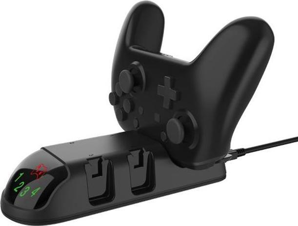 Image du produit Dobe Station de charge pour deux Joy-Con et une Pro Controller (Switch)