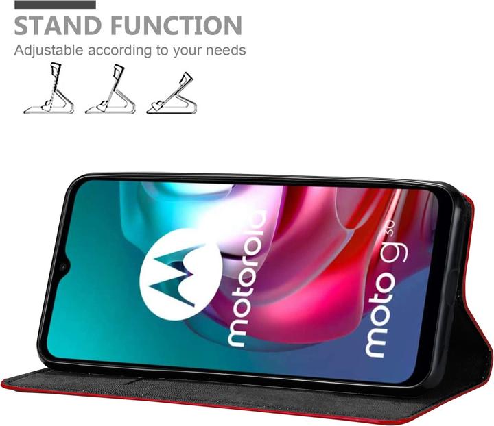 Produktbild Cadorabo Book Invis. Magnet Hülle (Motorola Moto G10, Motorola Moto G30)