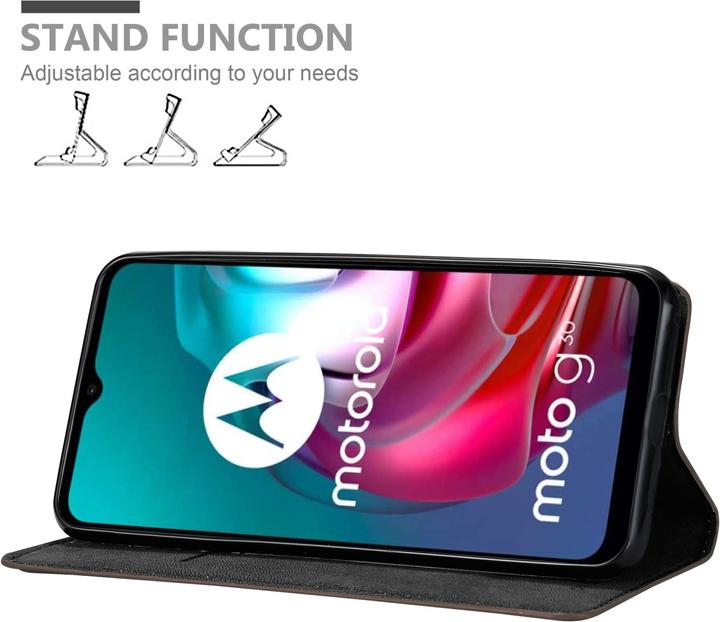 Produktbild Cadorabo Book Invis. Magnet Hülle (Motorola Moto G10, Motorola Moto G30)