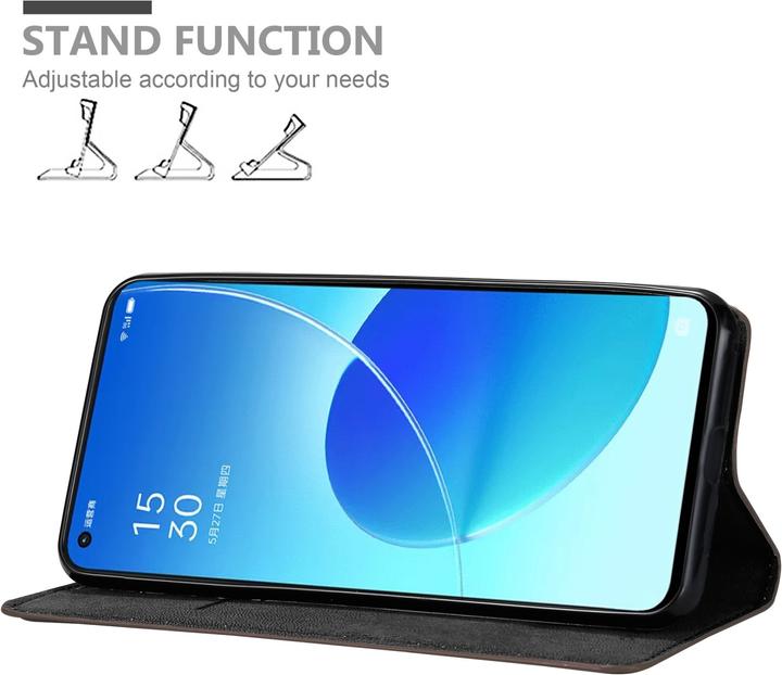 Produktbild Cadorabo Book Invis. Magnet Hülle (Oppo Reno 6 5G)