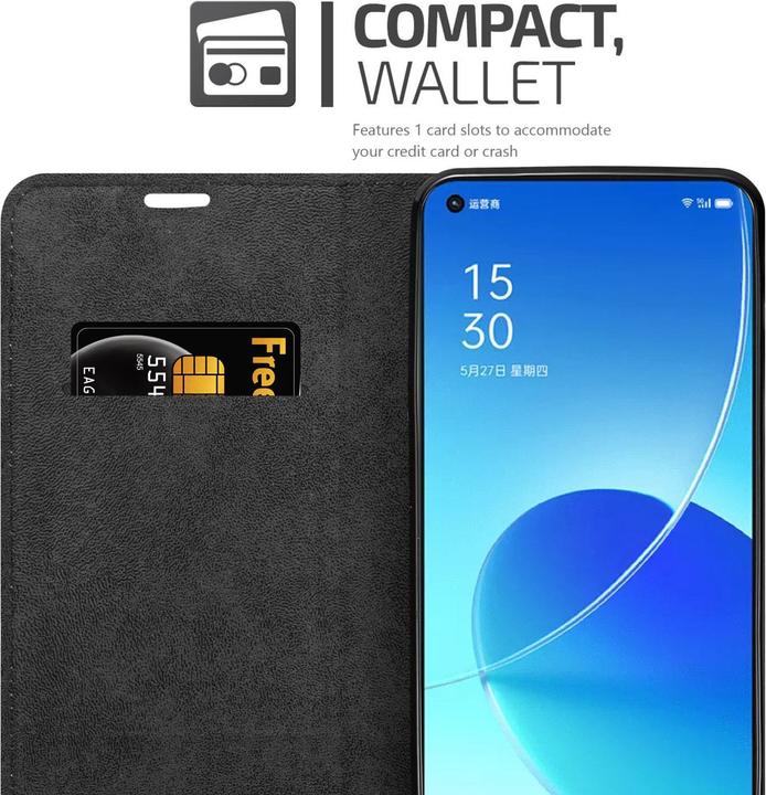 Produktbild Cadorabo Book Invis. Magnet Hülle (Oppo Reno 6 5G)