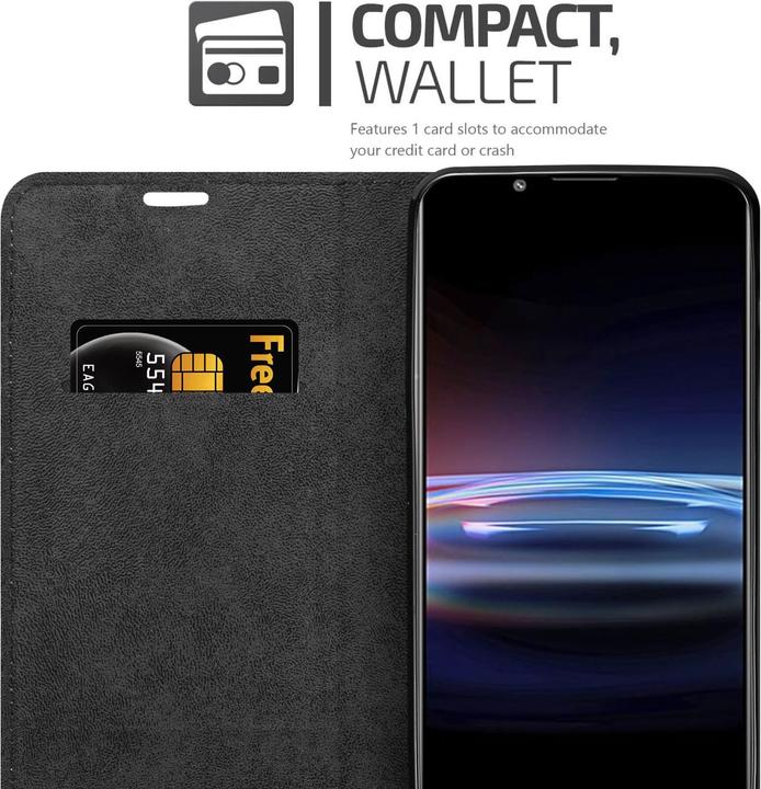 Actual product image Cadorabo Book Invis. Magnet sleeve (Sony Xperia Pro-I)