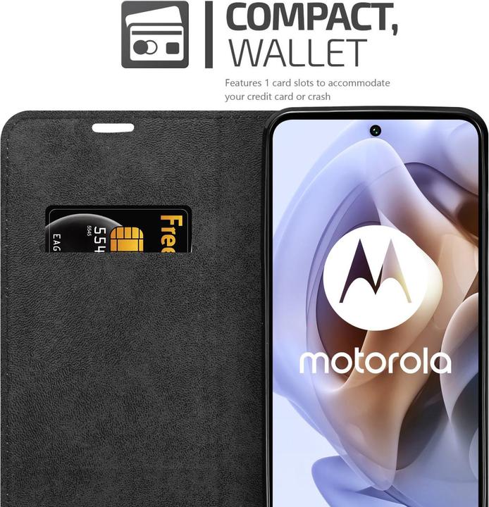 Immagine prodotto Cadorabo Libro Invis. Coperchio magnetico (Motorola Moto G41, Motorola Moto G31)
