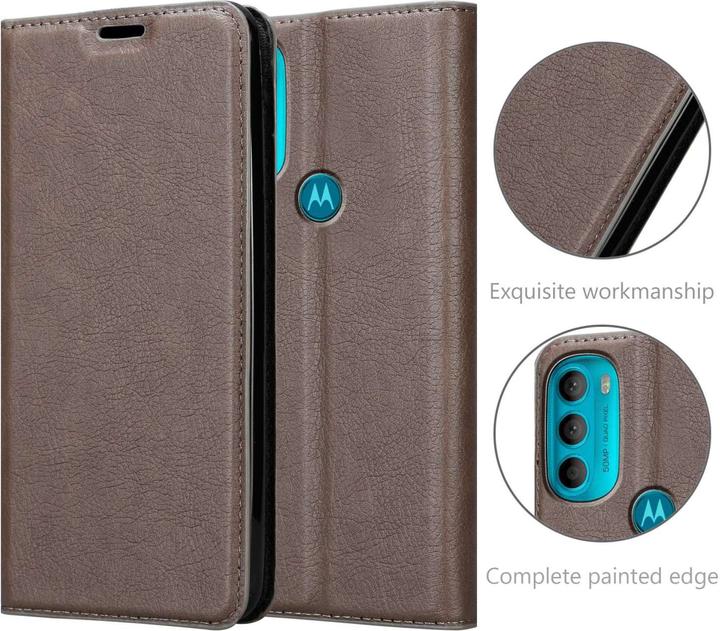 Actual product image Cadorabo Book Invis. Magnet sleeve (Motorola Moto G71 5G)