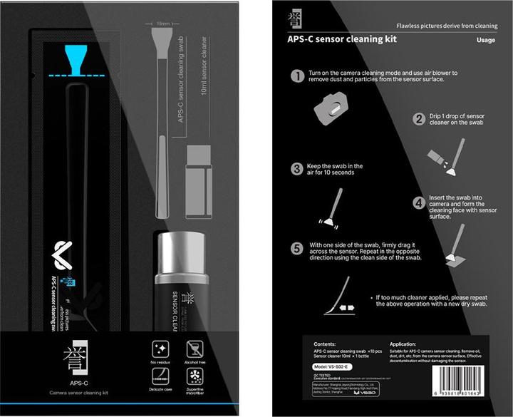 Produktbild VSGO APS-C Sensor Reinigungs Kit
