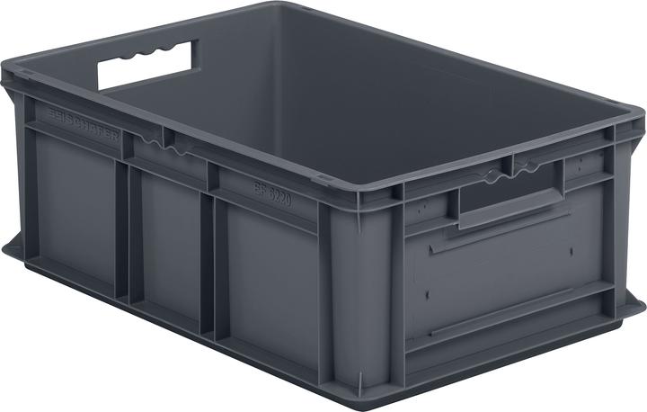Produktbild Schäfer Shop Eurobox SSI Schäfer EF 6220, geschlossen, Polypropylen, B 600 x T 400 x H 220 mm, 43,5 l (600 x 400 x 220 mm, 43.50 l)