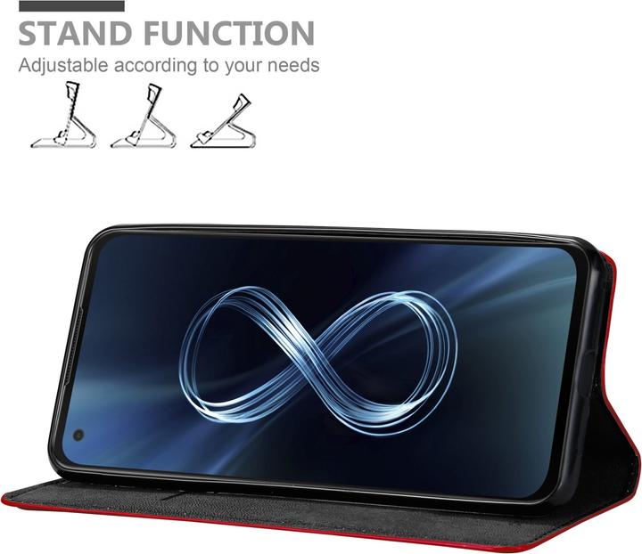 Produktbild Cadorabo Book Invis. Magnet Hülle (Asus Zenfone 8)