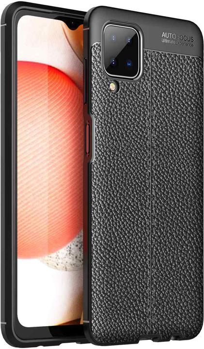 Produktbild Cadorabo TPU Cover Kunstleder Struktur (Samsung Galaxy A12, Samsung Galaxy M12)