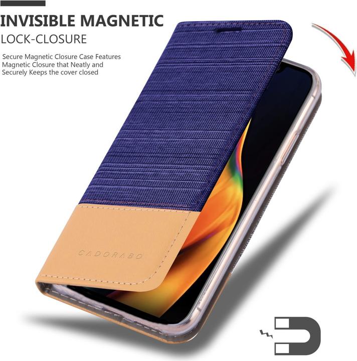 Image du produit Cadorabo Pochette Jeans Book (Apple iPhone 13 mini)