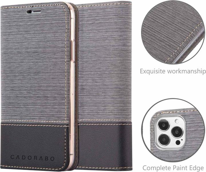 Produktbild Cadorabo Jeans Book Hülle (Apple iPhone 13 Pro)