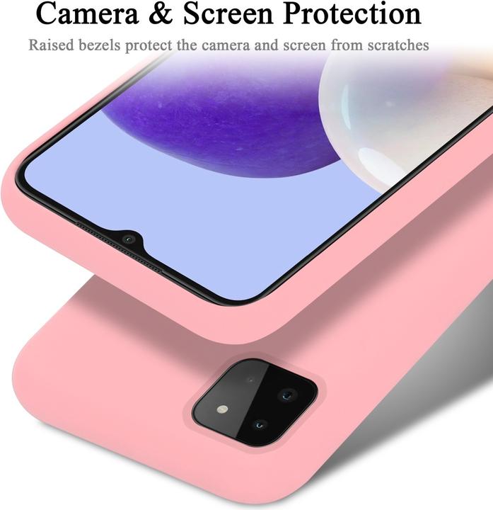 Produktbild Cadorabo TPU Liquid Silicone Case Hülle (Samsung Galaxy A22 5G)
