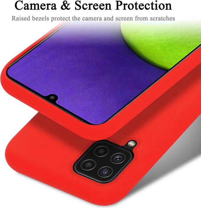 Immagine prodotto Cadorabo Custodia in silicone liquido TPU (Samsung Galaxy M22, Samsung Galaxy A22, Samsung Galaxy A32)