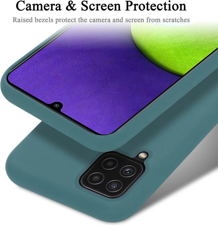 Image du produit Cadorabo TPU Liquid Silicone Case Housse (Samsung Galaxy M22, Samsung Galaxy A22, Samsung Galaxy A32)