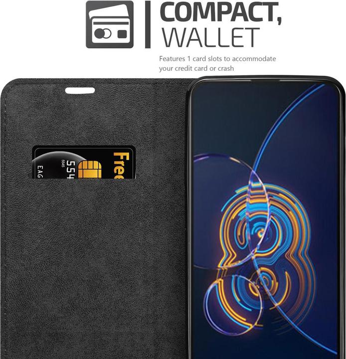 Produktbild Cadorabo Book Invis. Magnet Hülle (Asus Zenfone 8 Flip)