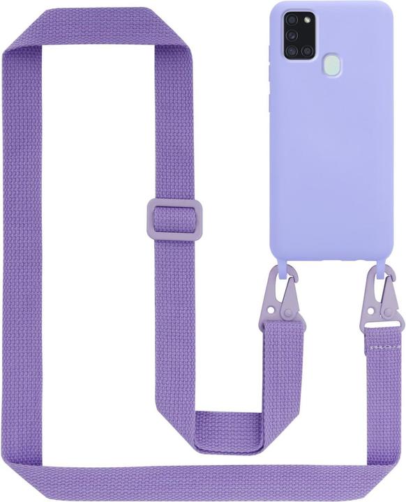 Actual product image Cadorabo TPU Cover Mobile Phone Chain Liquid (Samsung Galaxy A21s)