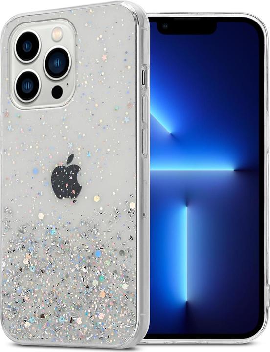 Transparent avec paillettes