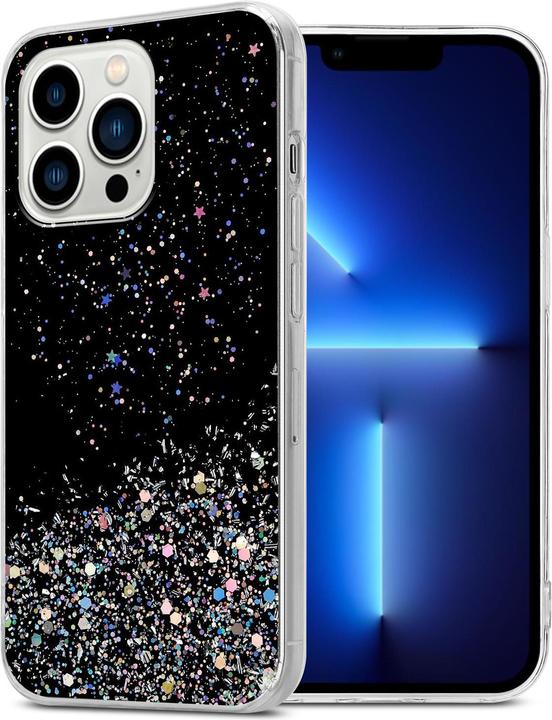 Image du produit Cadorabo Couverture TPU paillettes scintillantes (Apple iPhone 13 Pro)