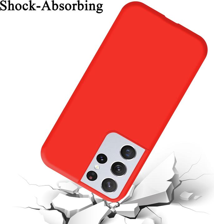 Actual product image Cadorabo TPU Liquid Silicone Case Cover (Samsung Galaxy S22 Ultra)