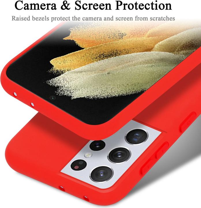 Actual product image Cadorabo TPU Liquid Silicone Case Cover (Samsung Galaxy S22 Ultra)