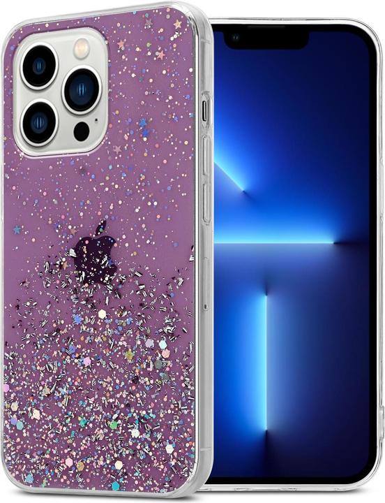Violet avec paillettes