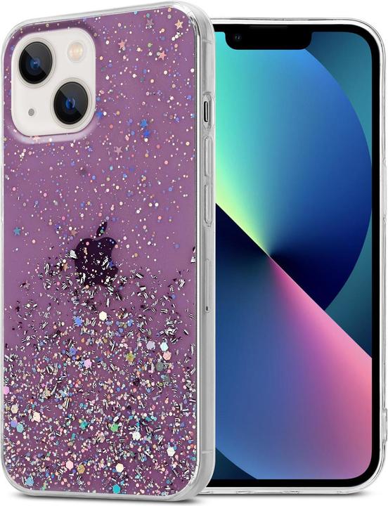 Image du produit Cadorabo Couverture TPU paillettes scintillantes (Apple iPhone 13)