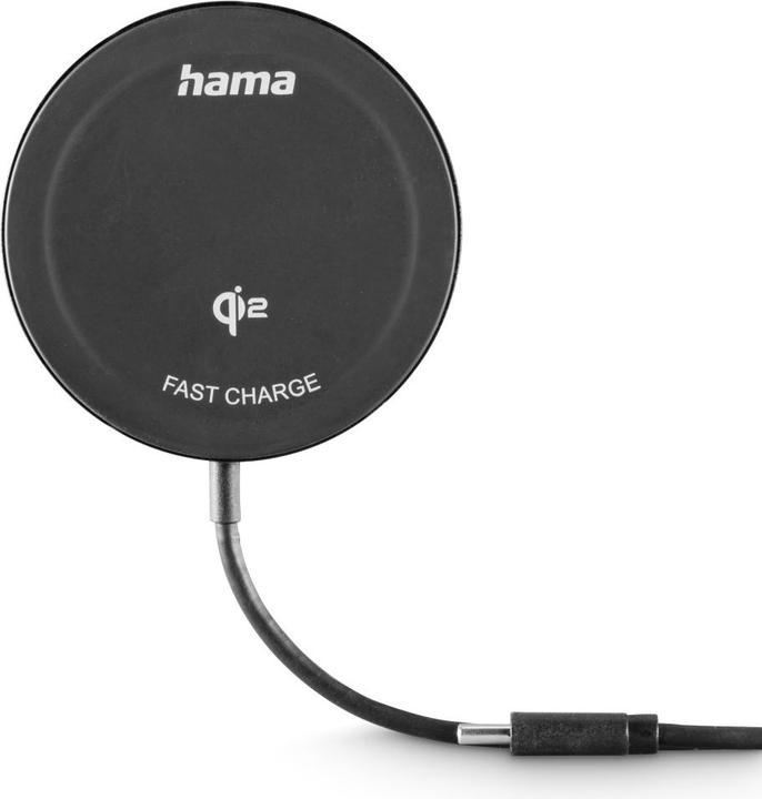Actual product image Hama Induction charger 2500 mA Qi2 00201725 Outputs Induction charging standard (15 W)