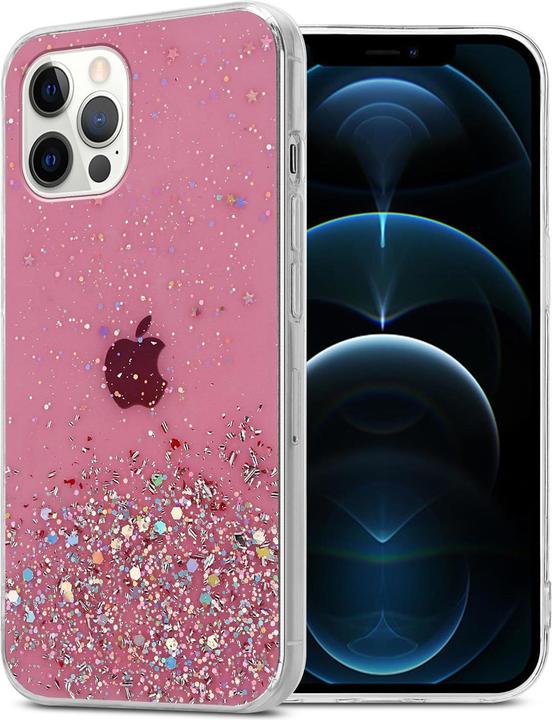 Actual product image Cadorabo TPU cover sparkling glitter (Apple iPhone 12 Pro Max)