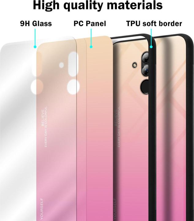 Immagine prodotto Cadorabo Copertura in vetro TPU 2 colori (Mate 20 Lite)