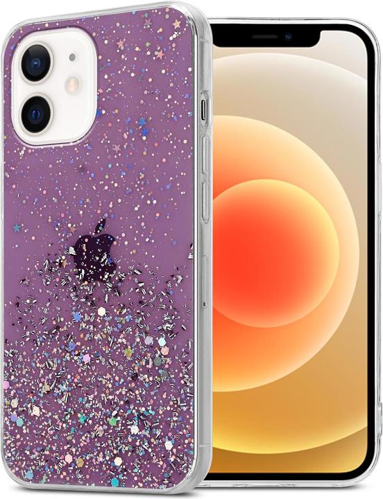 Violet avec paillettes