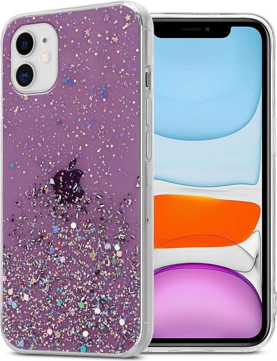 Violet avec paillettes
