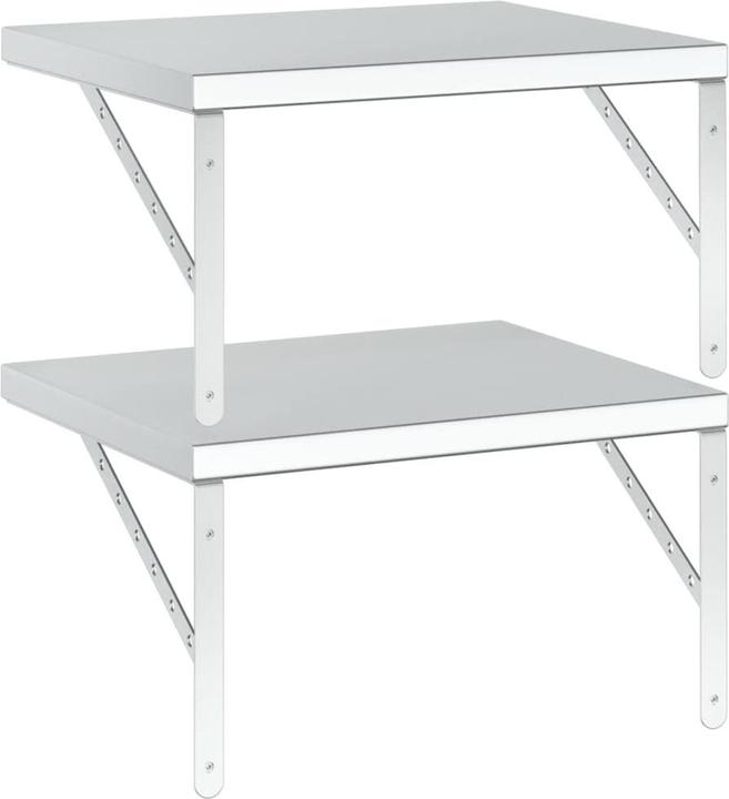 Produktbild VidaXL Wandregale 2 Stk. 100 x 40 cm Edel (100 x 40 x 3 cm)
