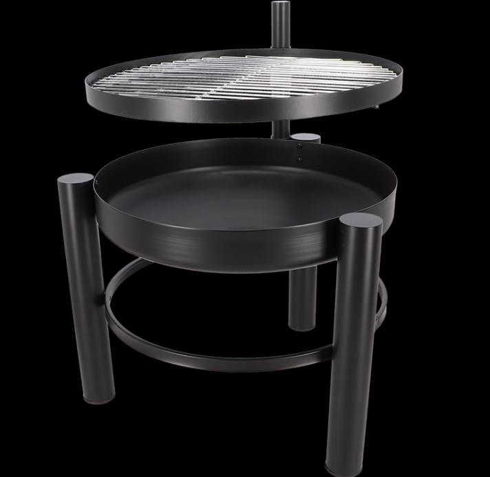 Esschert Design Feuerschale mit Grill S (54 cm)