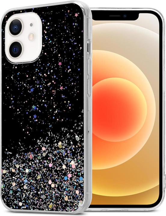 Image du produit Cadorabo Couverture TPU paillettes scintillantes (Apple iPhone 12 mini)