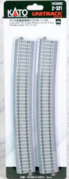 Image du produit Kato SET de 4 rails courbes H0 R1546 mm (Piste H0)