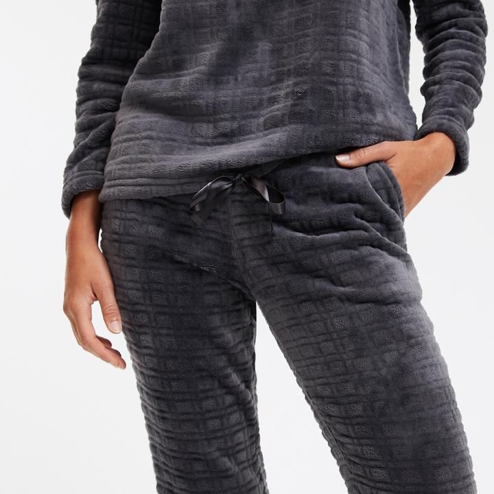 Produktbild La Redoute Collections Fleece-Pyjama mit langen Ärmeln (42)