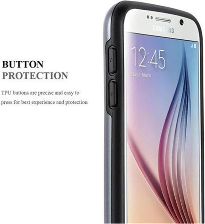 Produktbild Cadorabo Hybrid Schutzschild Hülle mit Kartenfach (Samsung Galaxy S6)